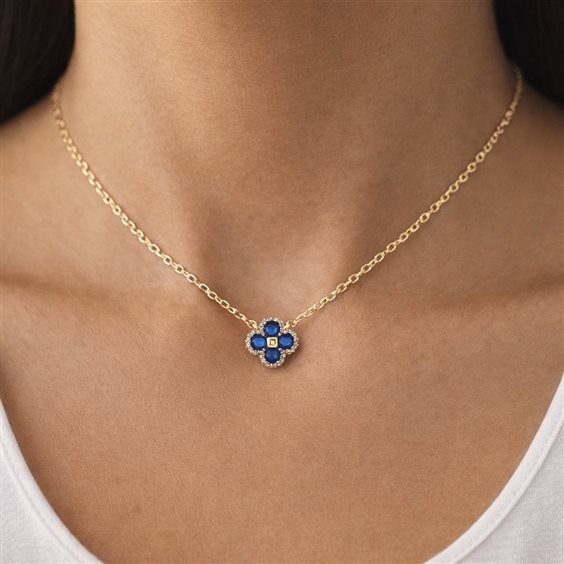 Collier Ultima Edizione Femme tiffany in Argent CAO4639-BLU-GIALLO - CAO4639-BLU-GIALLO